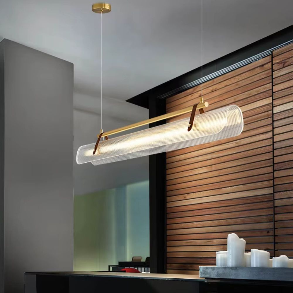Lustre minimaliste en acrylique