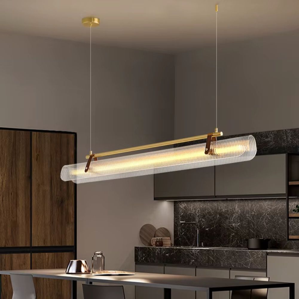 Lustre minimaliste en acrylique