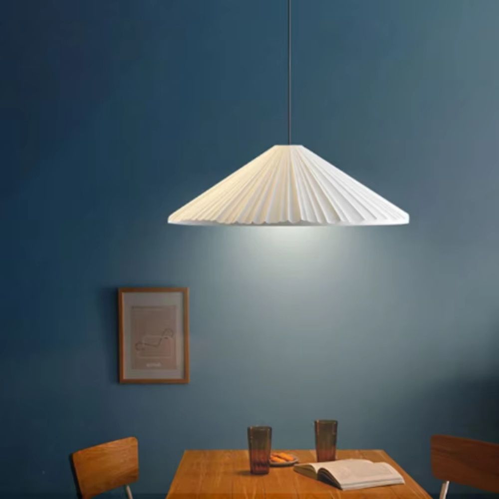 Lustre minimaliste blanc et design