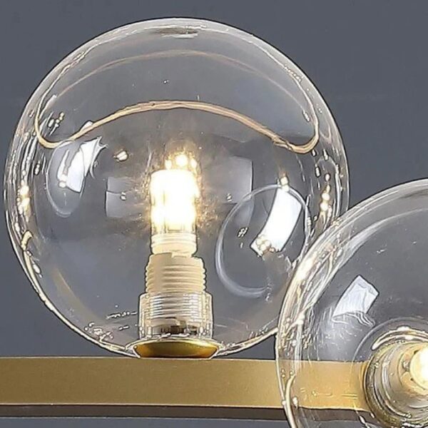 Lustre moderne salon à 12 globes