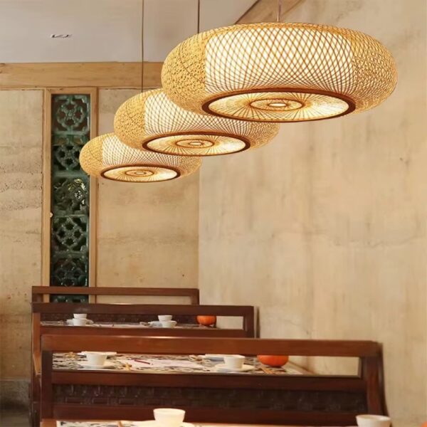 Lustre naturel et circulaire