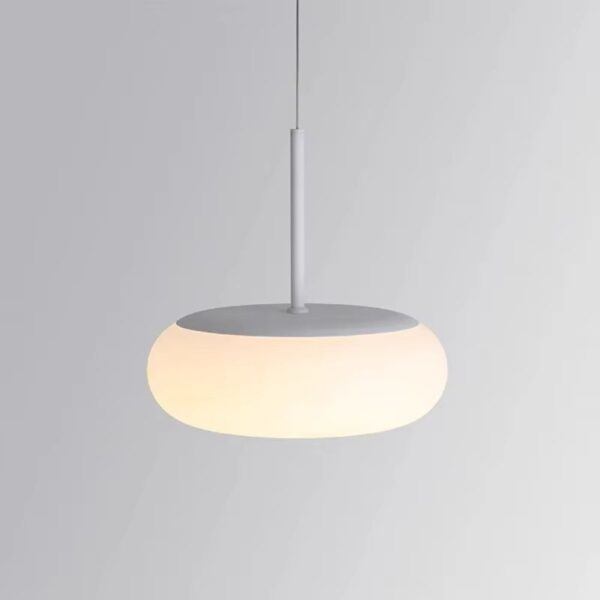 Lustre opaline design circulaire