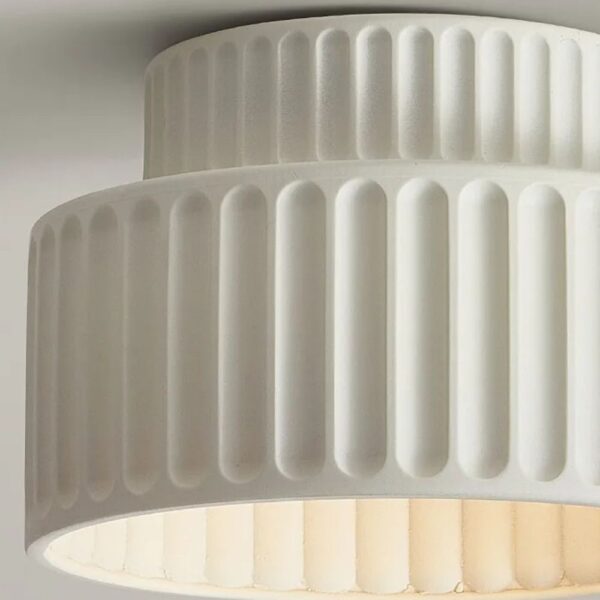 Lustre résine au design nordique