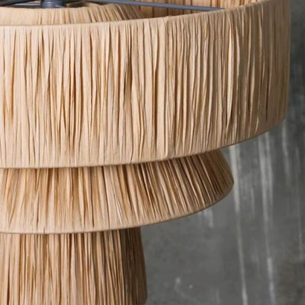 Lustre rotin design japonais