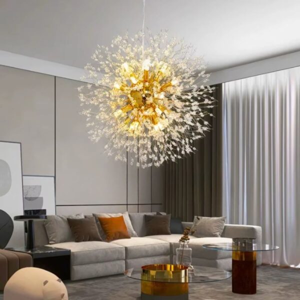 Lustre salon scintillant