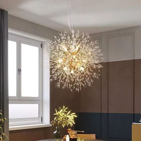 Lustre salon scintillant