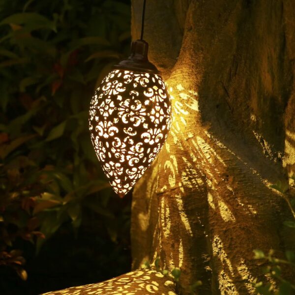 Lustre sans fil au design ethnique