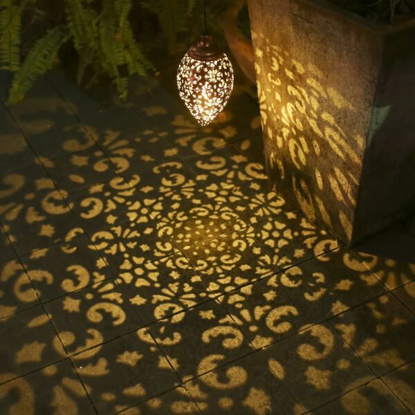 Lustre sans fil au design ethnique