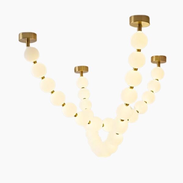 Lustre scandinave design et chic sur fond gris