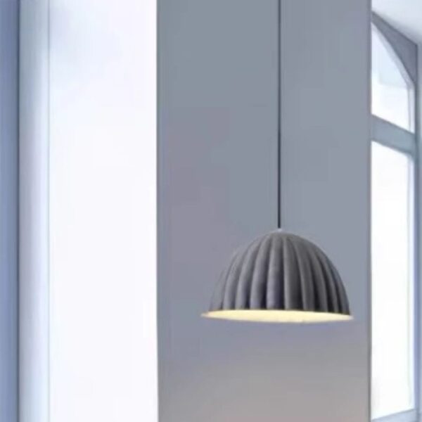 Lustre scandinave en tissu feutré