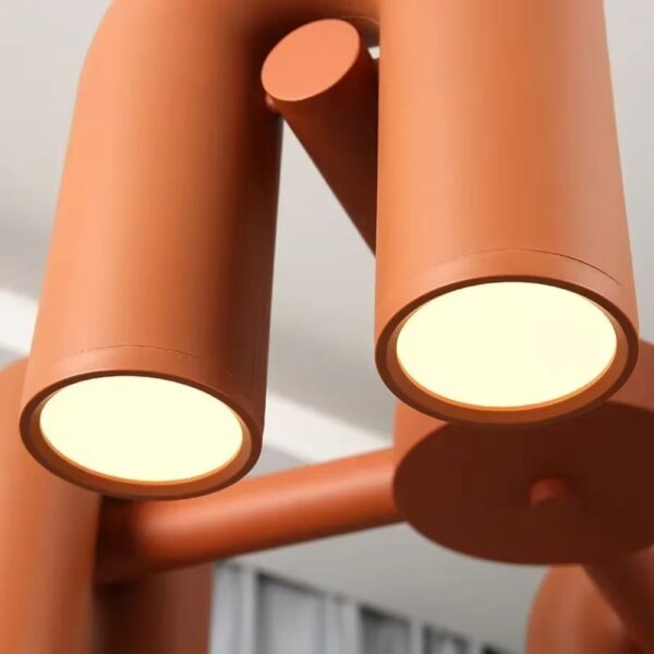 Lustre terracotta créatif et nordique
