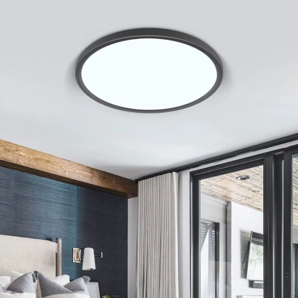 Lustre toilette minimaliste et circulaire