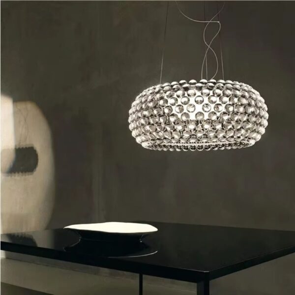 Lustre transparent art déco