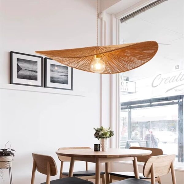 Lustre vertigo wabi sabi en rotin