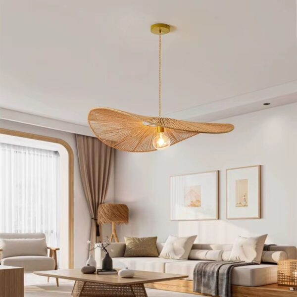 Lustre vertigo wabi sabi en rotin
