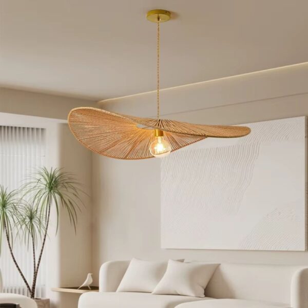 Lustre vertigo wabi sabi en rotin