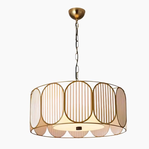 Lustre vintage style français sur fond blanc