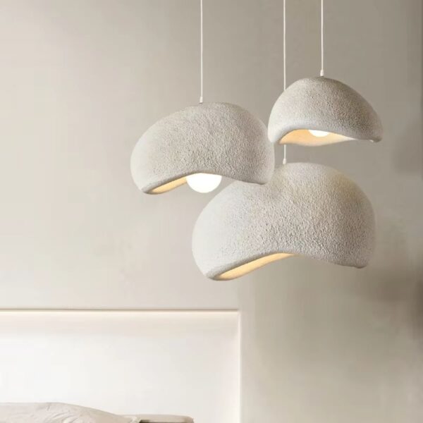 Lustre wabi sabi design champignon