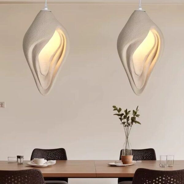 Lustre wabi sabi design coquillage