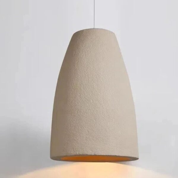 Lustre wabi sabi nordique en résine