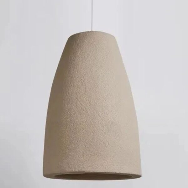 Lustre wabi sabi nordique en résine