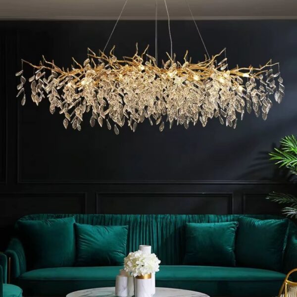 Lustre xxl chic en cristal