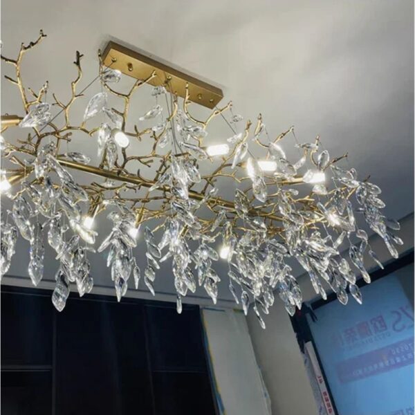Lustre xxl chic en cristal