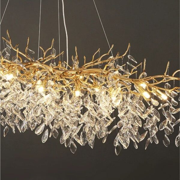 Lustre xxl chic en cristal