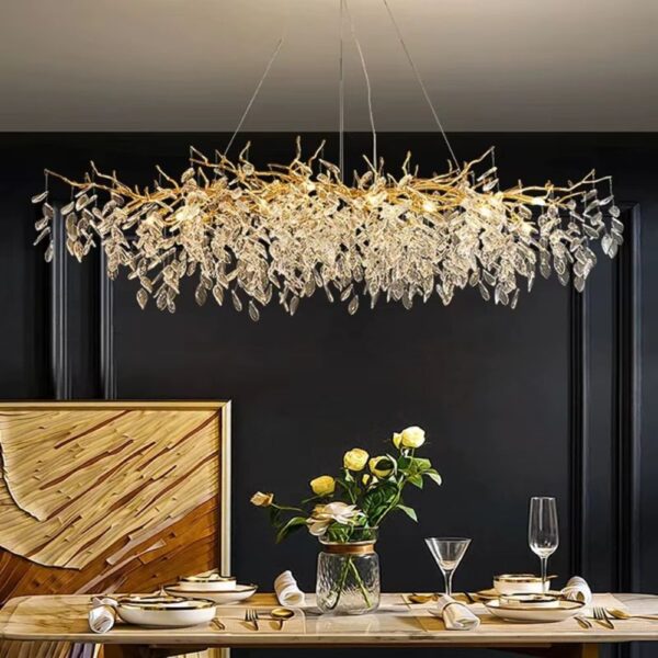 Lustre xxl chic en cristal